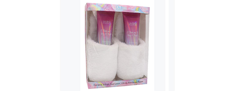 Foot Lotion Foot Scrub Pampering Slipper Foot Care Set