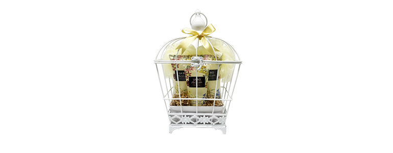 ODM/OEM Wholesale Spa Bath Gift Set in A Wire Basket